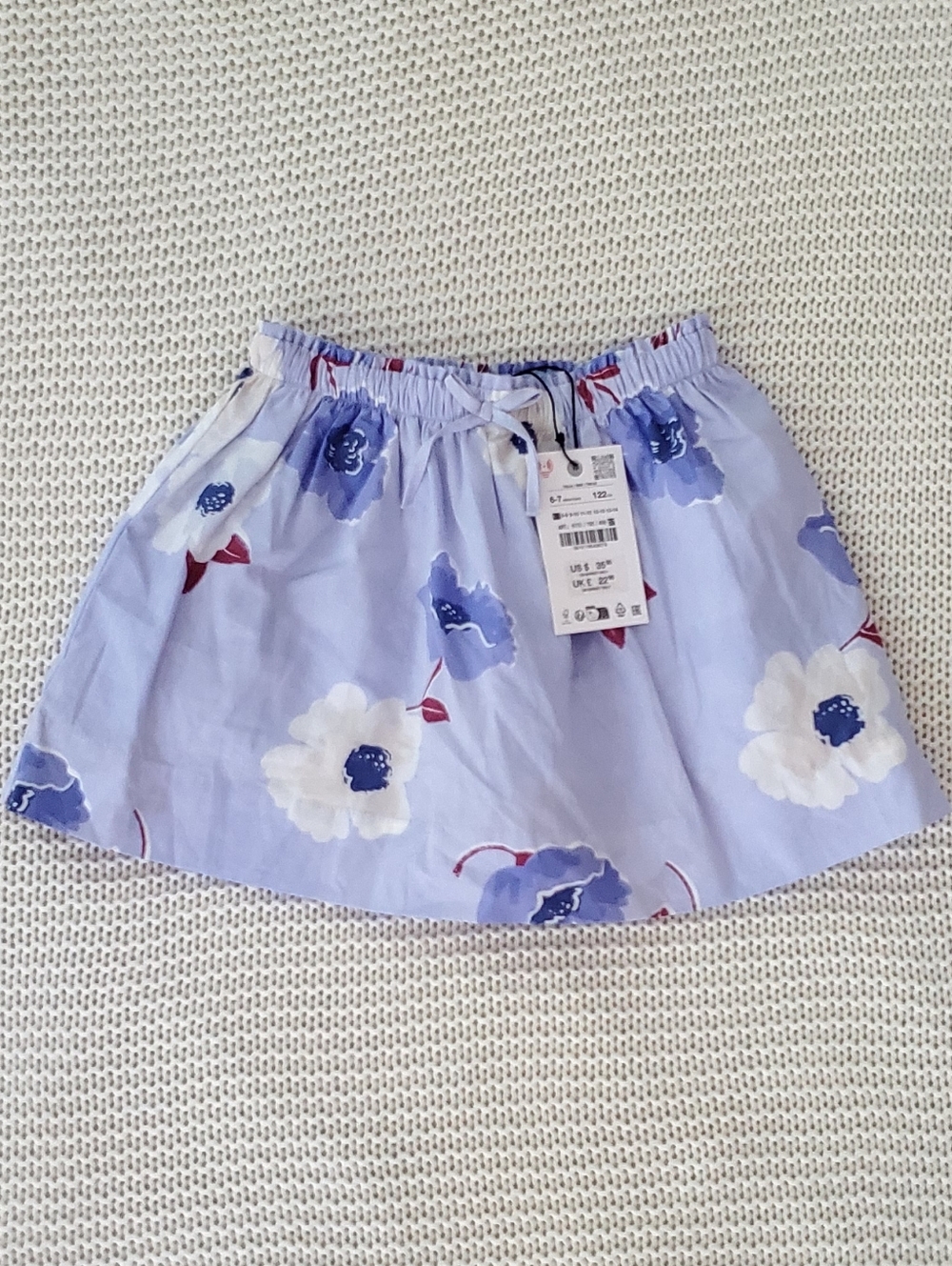 NEW! Zara Girl's Floral Skirt Size 6-7